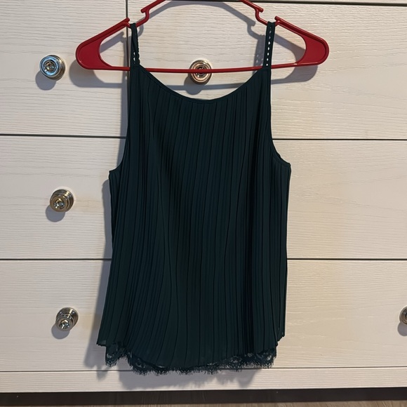 WHBM, dark green, cami. SP - Picture 2 of 5
